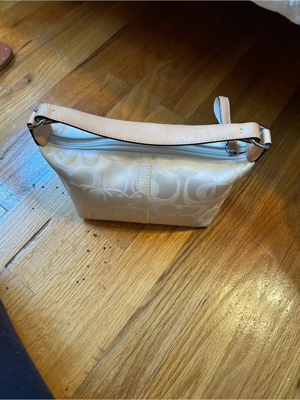 COACH Signature Mini SoHo hobo shoulder bag